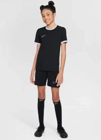 Черная демисезонная футболка fz9758-010 Nike Dri-Fit Academy 25 Black