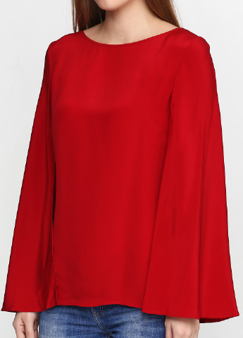 Темно-красная демисезонная блуза Ralph Lauren