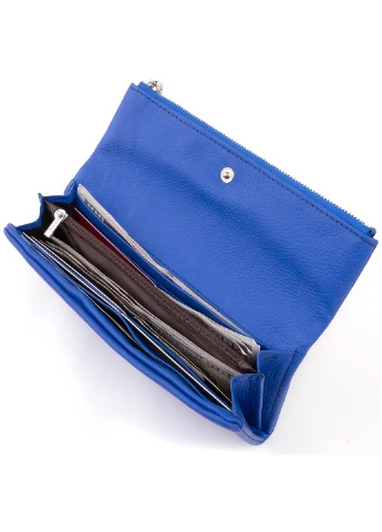 Жіночий шкіряний гаманець-клатч 18,5х9,8х2 см st leather (252131329)