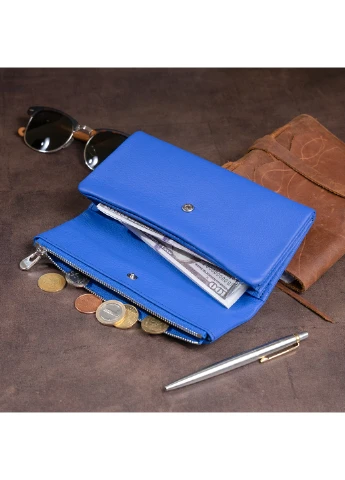 Жіночий шкіряний гаманець-клатч 18,5х9,8х2 см st leather (252131329)
