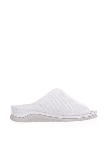 Белые шлепанцы Springer с перфорацией