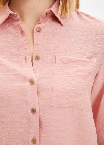 Світло-рожева демісезонна сорочка DeFacto