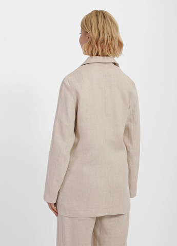 Бежевый женский жакет Braska однотонный - демисезонный