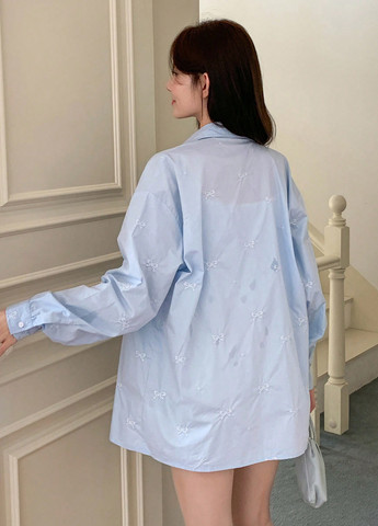 Голубая блуза SHEIN