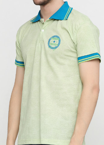 Салатовая футболка-поло для мужчин Chiarotex с логотипом