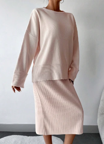 Костюм (джемпер, юбка) SHEIN (311627083)
