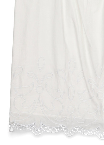 Белое кэжуал платье а-силуэт MINT&BERRY однотонное