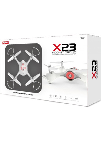 Іграшка радіокерована Квадрокоптер з 2,4 ГГц управлінням, 21 cм (X23 Black) Syma (254075715)