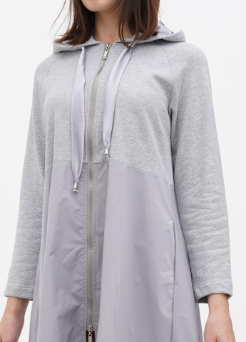 Світло-сіра кежуал, спортивна сукня а-силует Rosa Shock меланжева