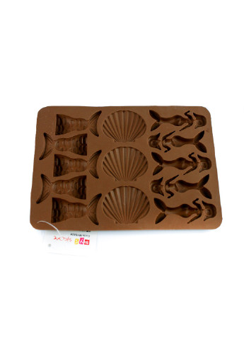 Форма силиконовая для конфет Море, 18х13х1см шоколадная (MYS-48242) MysSilicone (216708633)