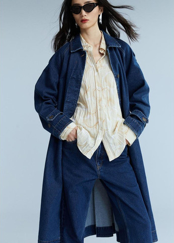 Плащ H&M тренчкот на гудзиках демісезон (362050238)