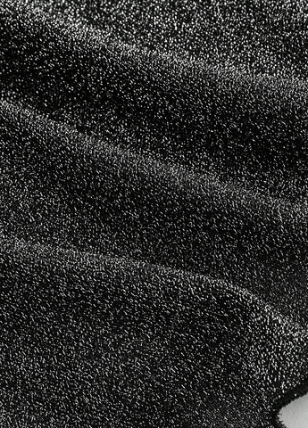 Черная кэжуал однотонная юбка SHEIN а-силуэта (трапеция)