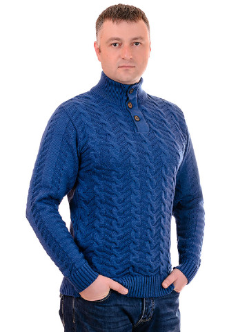 Синій демісезонний свитер SVTR