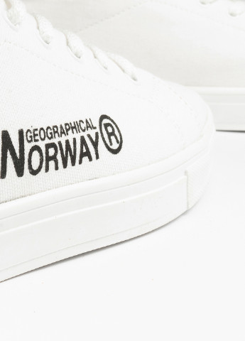 Белые кеды Geographical Norway