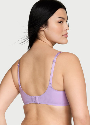 Бузковий безшовний бюстгальтер Victoria's Secret без кісточок поліамід