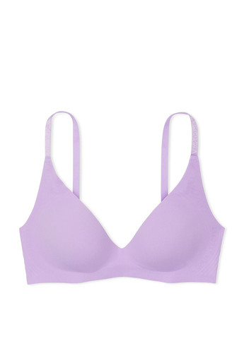 Бузковий безшовний бюстгальтер Victoria's Secret без кісточок поліамід