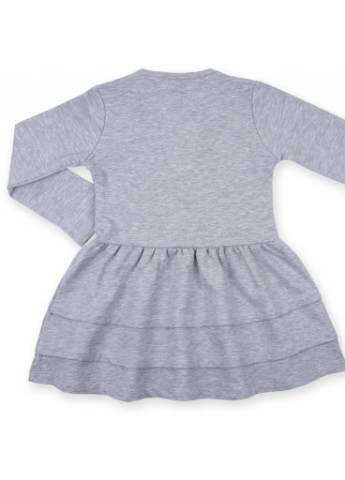 Сіра футболка з гудзичками (8385-104g-gray) Breeze (205773017)