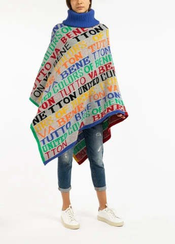 Пончо United Colors of Benetton (235494664)