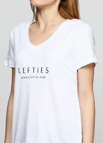 Біла літня футболка Lefties