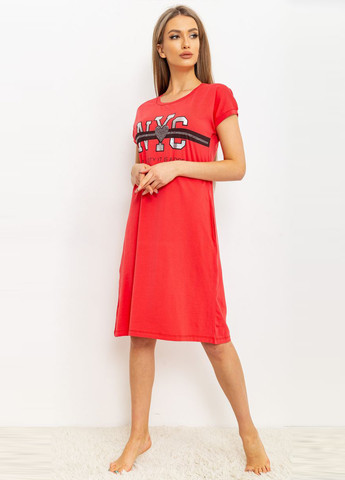 Коралова домашній сукня сукня-футболка Ager з написами