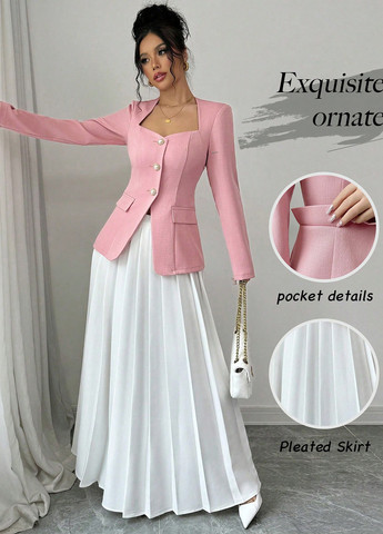 Костюм (жакет, спідниця) SHEIN (342412044)