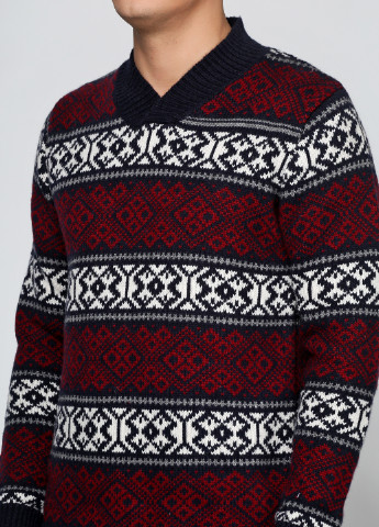 Бордовый демисезонный пуловер пуловер Lindbergh