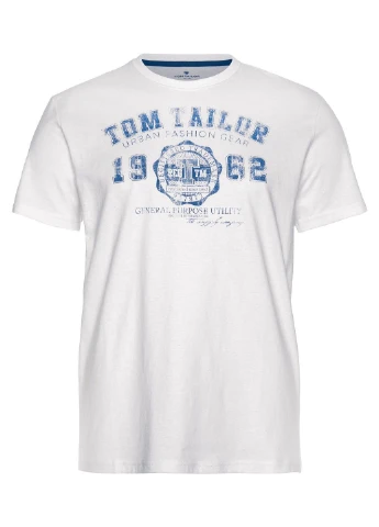 Белая футболка Tom Tailor