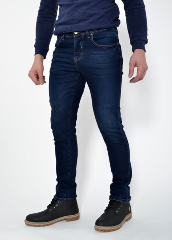 Темно-синие демисезонные джинсы Ager