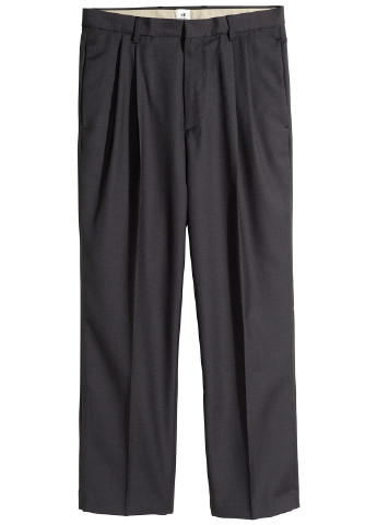 Серые кэжуал демисезонные классические брюки H&M Studio