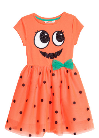 Оранжевое платье H&M (137681931)