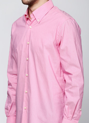 Розовая классическая рубашка однотонная GF Ferre