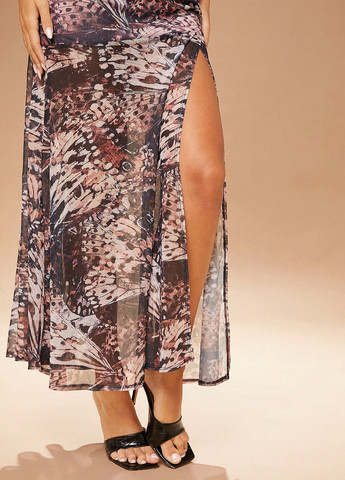 Комбінована вечірня сукня SHEIN метелики