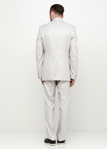 Светло-серый демисезонный костюм (пиджак, брюки) брючный Galant