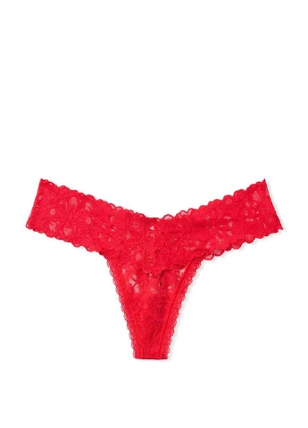 Червоний демісезонний комплект (бюстгальтер, труси) Victoria's Secret