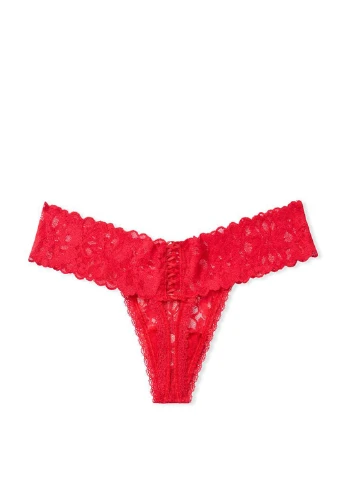 Червоний демісезонний комплект (бюстгальтер, труси) Victoria's Secret