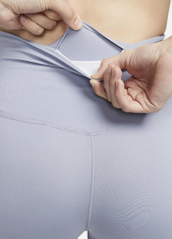 Серо-голубые демисезонные леггинсы dm7276-519 Nike