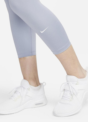 Серо-голубые демисезонные леггинсы dm7276-519 Nike
