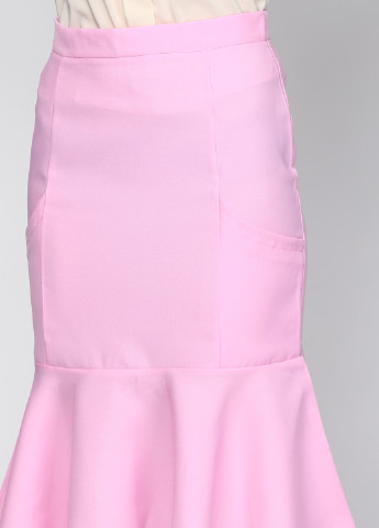 Розовая кэжуал однотонная юбка Gator