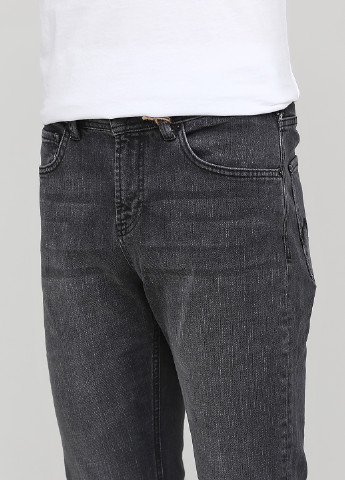 Темно-серые демисезонные прямые джинсы Madoc