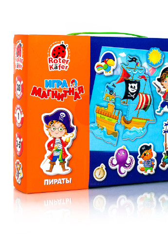 Гра настільна "Магнітна гра. Пірати" RK2060-02 (рус) Vladi toys комбінована