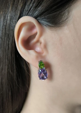 Сережки Silver Flame (329999741)