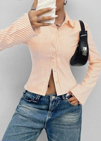 Помаранчева блуза SHEIN