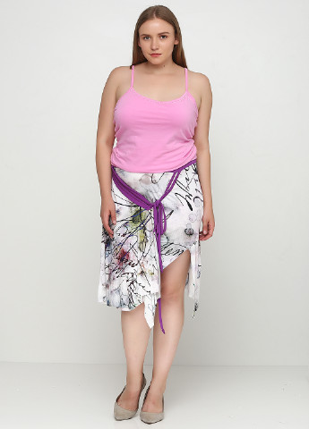 Разноцветная кэжуал с абстрактным узором юбка Grazia Pi с высокой талией