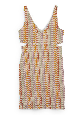 Комбінована кежуал сукня сукня-майка C&A з геометричним візерунком