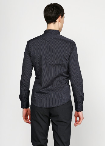 Черная кэжуал рубашка в полоску OVS с длинным рукавом
