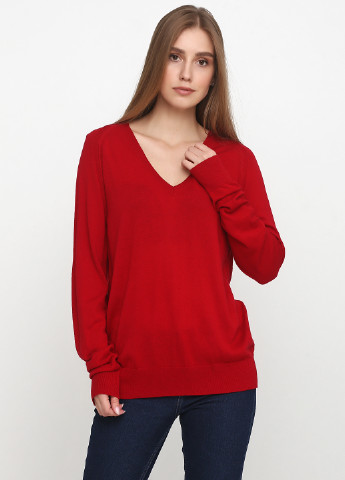 Червоний демісезонний пуловер пуловер Paul & Joe