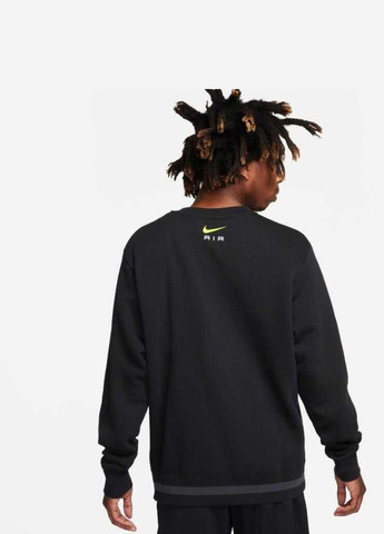 Чорний свитшот fn7692-011 Nike логотип без декору (322021386)