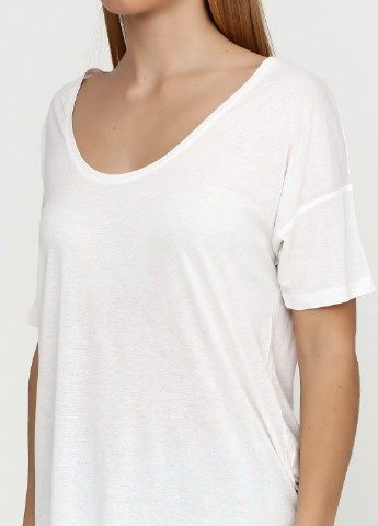 Молочная летняя футболка с коротким рукавом Women'secret