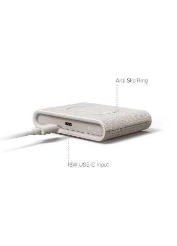 iON Wireless Fast Charging Pad Mini (Tan) iOttie (196338121)