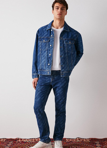 Синя демісезонна куртка Grimelange